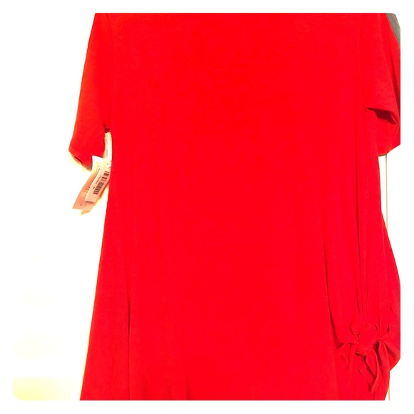 Lularoe Orange/grey Perfect T - Picture 2 of 5